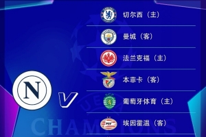 jiuyou官网-好签！那不勒斯欧冠赛程：开局战曼城收官对切尔西，第4轮对法鹰