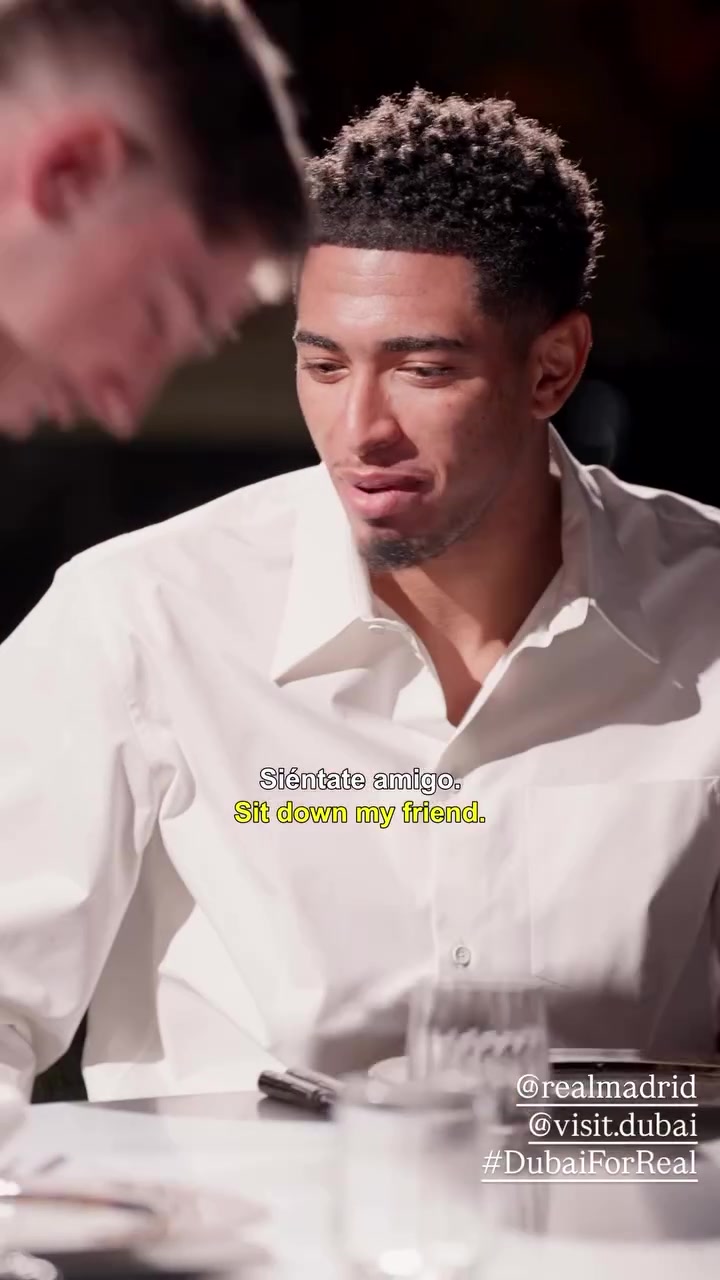 在线娱乐-巴尔韦德社媒晒与贝林厄姆合拍的广告,宣传迪拜旅游